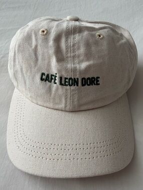 Aime Leon Dore AIME CAFE LEON DORE COTTON LOGO HAT NATURAL NWT
